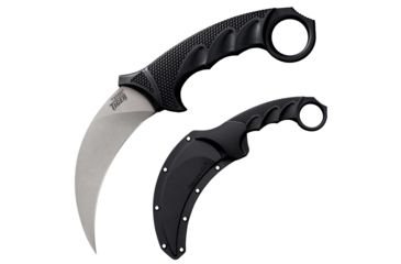 Image of Cold Steel Tiger AUS 8A Knife, Black/Silver, 8 3/4in, CS-49KST