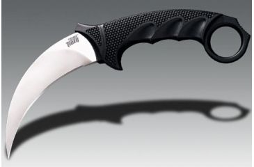 Image of Cold Steel Steel Tiger, Kraton Handle, Plain Edge, SecureEx Sheath 49KS
