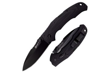 Image of Cold Steel Swift II Knife, 4in DLC Coating Blade, G-10 Handle, Black, CS-22AB