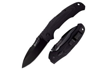 Image of Cold Steel Swift II Knife, 4in DLC Coating Blade, G-10 Handle, Black, CS-22AB