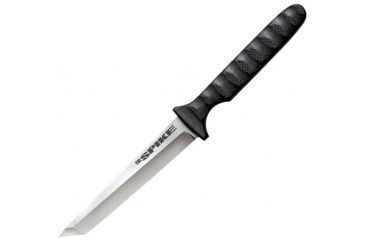 Image of Cold Steel Tanto Spike, Black Faux G-10 Handle, Plain Edge w/ Sheath, CS-53NCT
