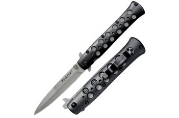 Image of Cold Steel Ti-Lite 4in Aluminium Handle 83/4in Folding Knife, Black/Silver, CS-26B4