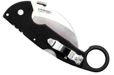 Image of Cold Steel Tiger Claw Knife, 3in Serrated Blade, Black, CS-22KFS