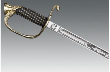 Image of Cold Steel US Naval 32in. Blade Sword, Left Hand, Ray Skin Handle 191962