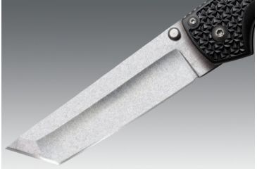 Image of Cold Steel Voyager Large Tanto Point Knife, Black Zytel, Plain Edge 29TLT