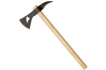 Image of Cold Steel Weeping Heart Hawk, Drop Forged 1055 High Carbon Steel Blade, Wood, American Hickory Handle, 22in, CS-90AWH