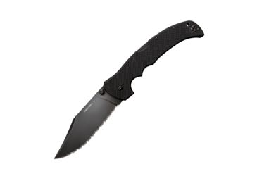 Image of Cold Steel Xl Recon 1 Clip Point Serrated Edge, Carpenters Cts Xhp Alloy Steel w/ Dlc Coating, 5 1/2in Blade, 27TXLCCS