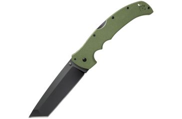 Image of Cold Steel XL Recon 1 Tanto Point Folding Knife,5.25in,Standard Edge,Tanto,Green,G10 Handle CS27TXTVG