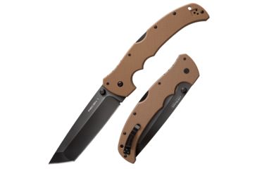 Image of Cold Steel XL Recon 1 Tanto Point Folding Knife,5.25in,Standard Edge,Tanto,Tan,G10 Handle, 27TXTVB