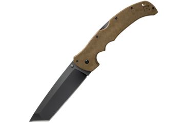 Image of Cold Steel XL Recon 1 Tanto Point Folding Knife,5.25in,Standard Edge,Tanto,Tan,G10 Handle CS27TXTVB