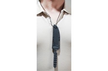 Image of Cold Steel Tanto Spike 8in Fixed Blade Knife, Black/Silver, 8in, CS-53NCTZ