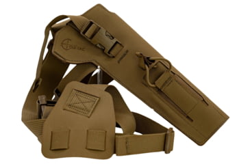 Image of Cole-tac Varmint Wrangler Pistol Holder Chest Coyote Brown Left Hand, VW202