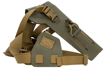 Image of Cole-tac Varmint Wrangler Pistol Holder Chest Ranger Green Left Hand, VW204