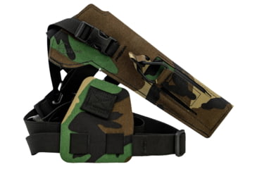 Image of Cole-Tac Varmint Wrangler Chest Holster Right Hand, M81 Woodland, VW106