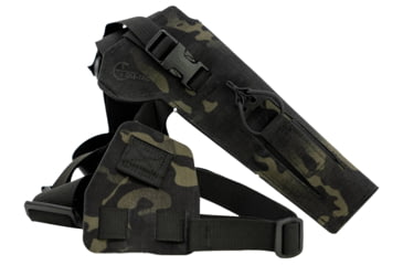 Image of Cole-Tac Varmint Wrangler Chest Holster Right Hand, MultiCam Black, VW105