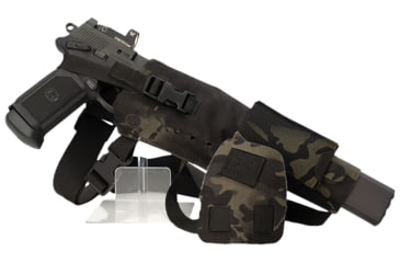 Image of Cole-tac Varmint Wrangler XL Pistol Holder Chest MultiCam Black Left Hand, VWX110