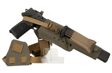 Image of Cole-Tac Varmint Wrangler XL Chest Holster Right Hand, Ranger Green, VWX105