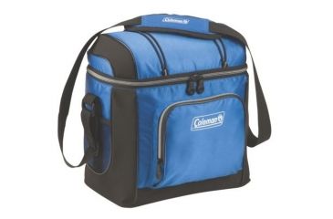 Image of Coleman 16 Can Soft Cooler W/ Removable Hard Plastic Liner, Blue, 11.81 x 6.69 x 11.81 in 3000001313