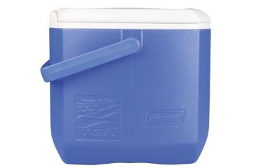 Image of Coleman 16  Quart  Excursion Cooler 92, 5877, Blue, Holds 22 Cans 3000001832