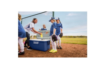 Image of Coleman 316 Series 120-Quart Hard Cooler, Twiling/Red/White, CM1010810001-49