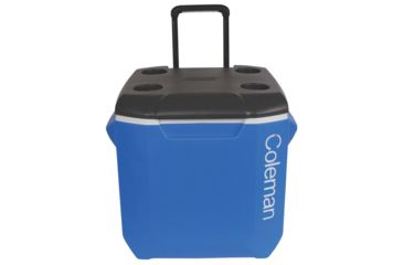 Image of Coleman 45 Quart Wheeled Cooler, 5888, Blue / White / Dark Gray, Holds 70 Cans 3000002557