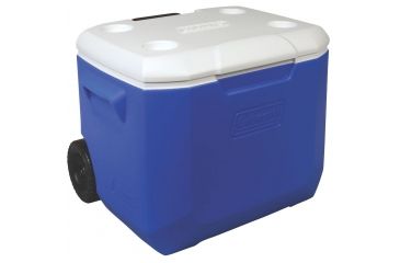 Image of Coleman 60 Quart Wheeled Cooler, 5883, Blue, Holds 94 Cans 3000001838