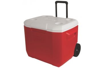 Image of Coleman 60 Quart Wheeled Cooler, 92, 5883, Red, Holds 94 Cans 3000001998