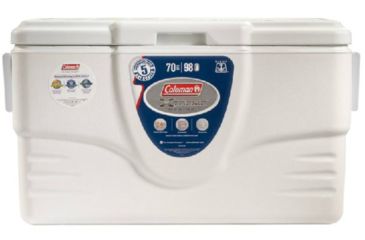 Image of Coleman 70 Quart Marine Cooler, White 6270A798