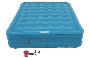 Image of Coleman Airbed Double High Dura Plus Air Mattress W/ 120V Combo, Queen 2000018324