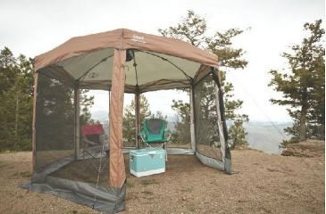 Image of Coleman Back Home Instant Hexagon Screen House, 12 ft x 10 ft 2000004413