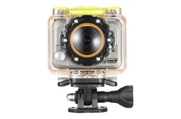 Image of Coleman Bravo 1080p HD &amp; 5.0 MP Waterproof Sports Camera Kit, Silver CX10WP