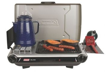 Image of Coleman Camp Propane Grill/Stove, Black 2000020925