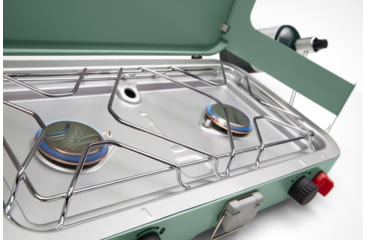 Image of Coleman Cascade 222 2-Burner Propane Camping Stove, Moss, CM1011010003-2