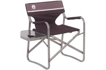 Image of Coleman Deck Chair w/ Side Table, Black, CM1010210002-15