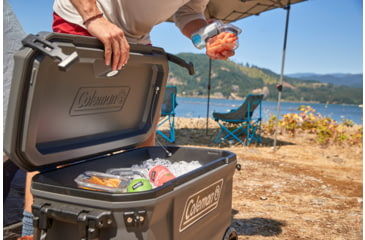 Image of Coleman Convoy 65-Quart Wheeled Hard Cooler, Dark Storm/Black, CM1010810001-39