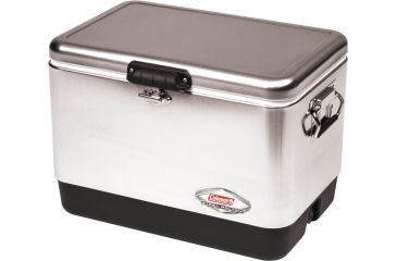 Image of Coleman Cooler, 54 Quart, Stainless Steel 187895