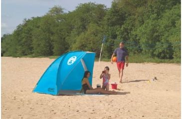 Image of Coleman Daytrip Beach Shade Shelter, Blue, CM1010310010-1