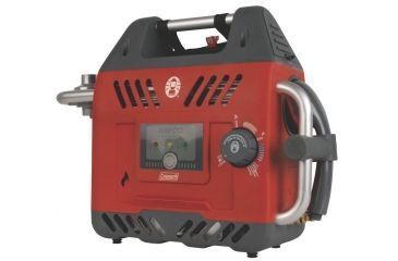 Image of Coleman H2Oasis Hot Water on Demand Portable Water Heater, LED Display, 12V Charger, Red 2000026562