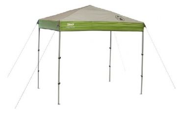 Image of Coleman Instant Sun Canopy Shelter, White / Green, 7 ft x 5 ft 2000012221