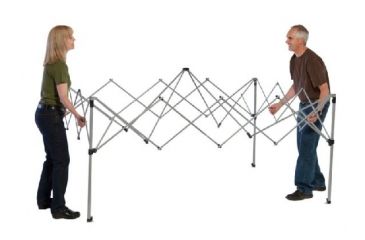 Image of Coleman Instant Sun Shelter Canopy , Center Height 7 ft 4 in, White / Green, 9 ft x 7 ft 2000012222