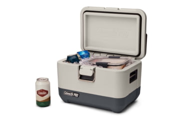 Image of Coleman PRO 9-Quart Hard Cooler, Moss/Desert Sand, CM1010810001-44
