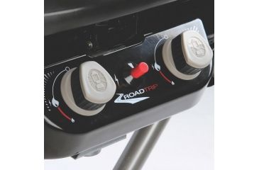 Image of Coleman Roadtrip LXX Propane Grill, Collapsible Stand W/ Wheels, Built In Thermometer, 22,000 BTU, Black, 285 Sq In Cooking Area 2000020945
