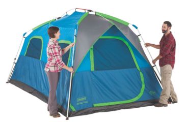 Image of Coleman Signal Mountain 2 Room 8-Person Instant Tent, Blue 2000024697