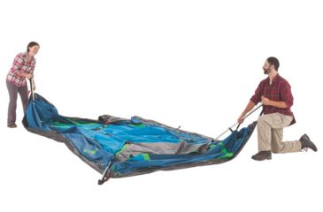 Image of Coleman Signal Mountain 2 Room 8-Person Instant Tent, Blue 2000024697