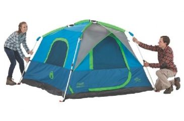 Image of Coleman Signal Mountain 4-Person Instant Tent, Blue 2000025339