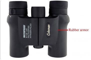 Image of Coleman Signature 8x25 Waterproof Roof Prism Binoculars, Black CS825WP