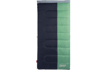 Image of Coleman Sleeping Bag Biscayne 40 Degree Big &amp; Tall Mint/navy