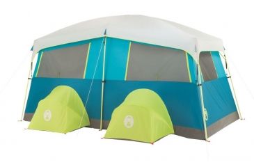 Image of Coleman Tenaya Lake 6-Person Cabin Tent W/ Cabinets, Blue, 13 x 7 ft 2000018142