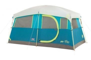 Image of Coleman Tenaya Lake 6-Person Cabin Tent W/ Cabinets, Blue, 13 x 7 ft 2000018142
