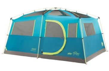 Image of Coleman Tenaya Lake 8-Person Fast Pitch Cabin Tent W/ Closet, Blue, 13 x 9 ft 2000018088
